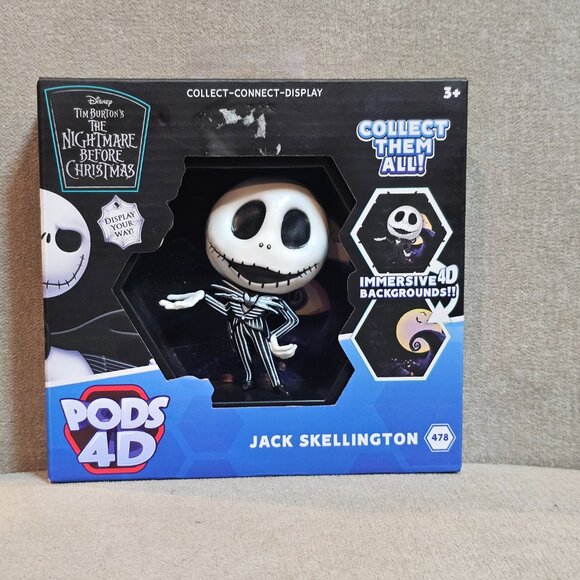 PODS 4D Disney Jack Skellington Unique Connectable Collectable Bobble-head - Picture 5 of 5